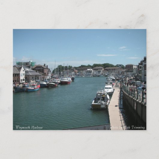 Weymouth Harbour Postkarte (Vorderseite)