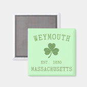 Weymouth MA Magnete Magnet (Vorderseite/Rückseite)