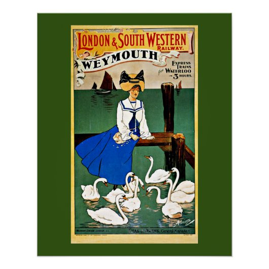 Weymouth Travel, Vintag, Poster (Vorderseite)