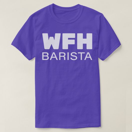 WFH arbeitet mit Zuhause 3 T-Shirt (Design vorne)