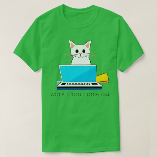 Wfh Cat T-Shirt (Design vorne)
