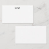 WFHS VISITENKARTE (Vorne/Hinten)