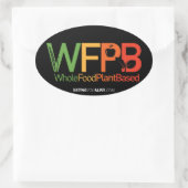 WFPB-Logo - dunkler Aufkleber (Tasche)