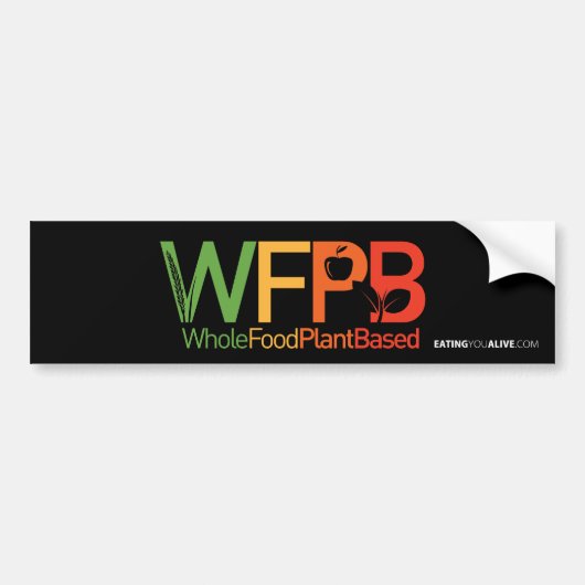 WFPB Logo - dunkler Autoaufkleber (Vorne)