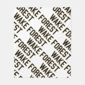 WFU | Geweckt Wald Fleecedecke (Vorderseite)