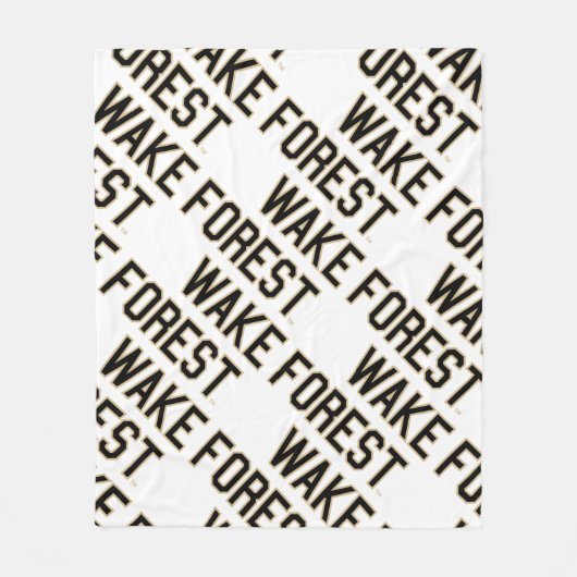 WFU | Geweckt Wald Fleecedecke (Vorderseite)