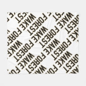 WFU | Geweckt Wald Fleecedecke (Vorderseite (Horizontal))