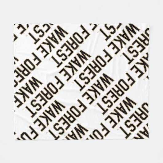 WFU | Geweckt Wald Fleecedecke (Vorderseite (Horizontal))