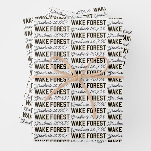 WFU | Geweckt Wald Geschenkpapier Set (Beispiel)