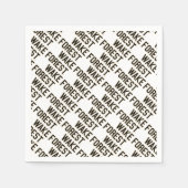 WFU | Geweckt Wald Serviette (Vorderseite)