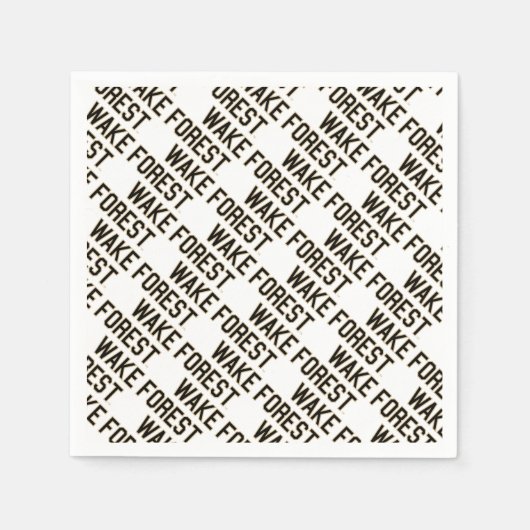 WFU | Geweckt Wald Serviette (Vorderseite)