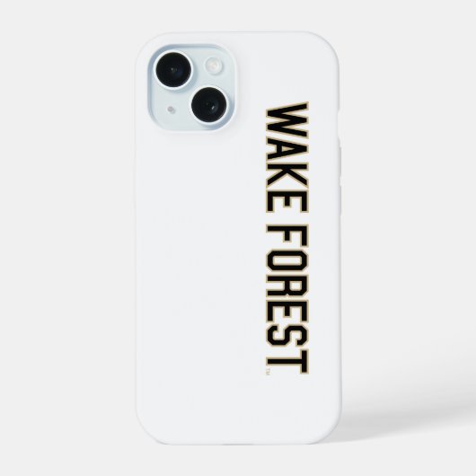 WFU | Wake Forest iPhone 15 Hülle (Rückseite)