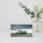 WG Truck Business Card Visitenkarte (Stehend Vorderseite)