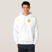 WGGC Größe 3XL Weißer Kapuzenpullover Sweatshirt (Vorne ganz)