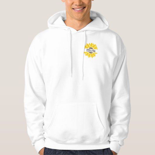 WGGC Größe 3XL Weißer Kapuzenpullover Sweatshirt (Vorderseite)