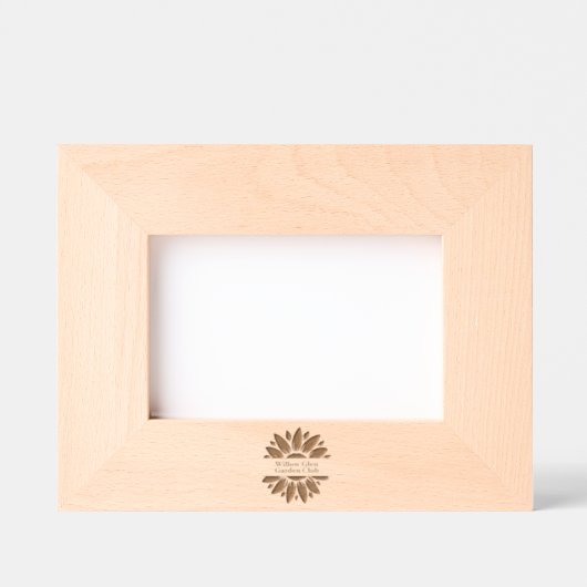 WGGC Holz Bilderrahmen 4" x 6" Geätzte Rahmen (Vorderseite)