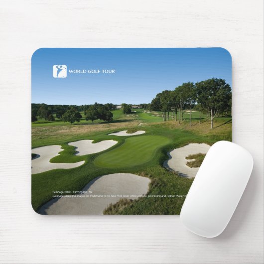 WGT Bethpage schwarzes Mousepad 02 (Mit Mouse)