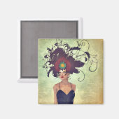 WH 002 Gotische Kunst Magnet (Vorderseite/Rückseite)