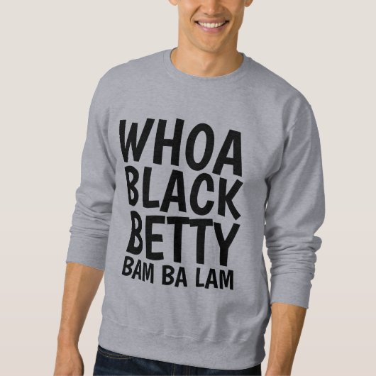 WHA BLACK BETTY VINTAGE T - SHIRT (Vorderseite)