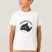 Wha-le-llujah Funny Orca Whale Pun T-Shirt (Vorderseite)