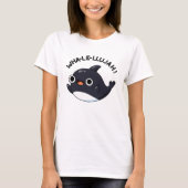 Wha-le-llujah Funny Orca Whale Pun T-Shirt (Vorderseite)