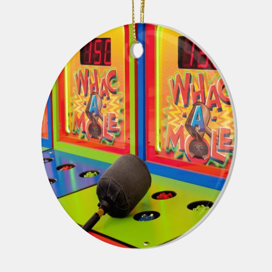 Whac A Mole Arcade Game Keramik Ornament (Links)