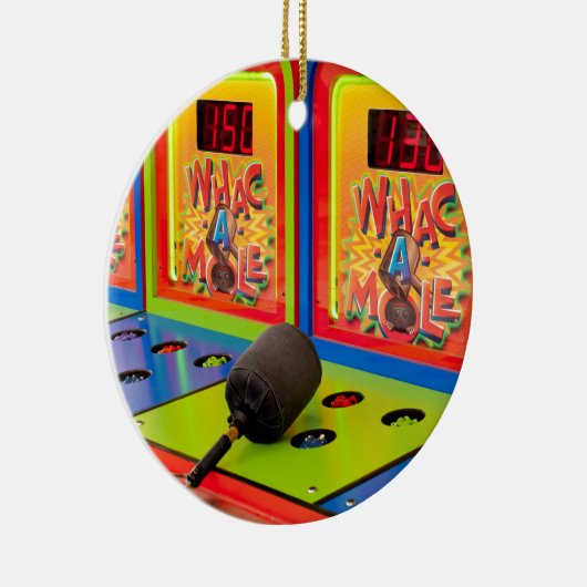 Whac A Mole Arcade Game Keramikornament (Rechts)