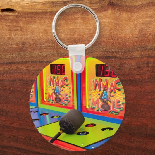 Whac A Mole Arcade Game Schlüsselanhänger (Vorderseite)