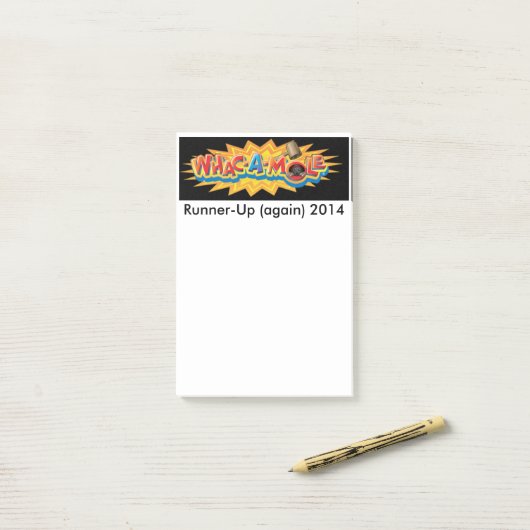 whac eine Mole Post-it Klebezettel (Auf Schreibtisch)