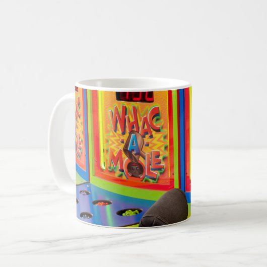 Whach A Mole Arcade Game Kaffeetasse (Vorderseite Links)
