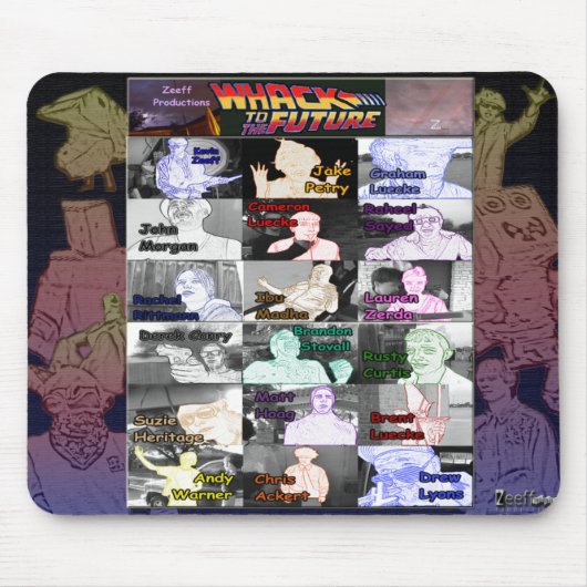 Whack 3 geworfen: Das MousePad (Vorne)