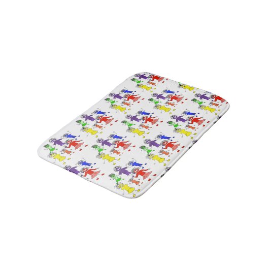 Whack-A-Do Badematte (Schrägansicht)