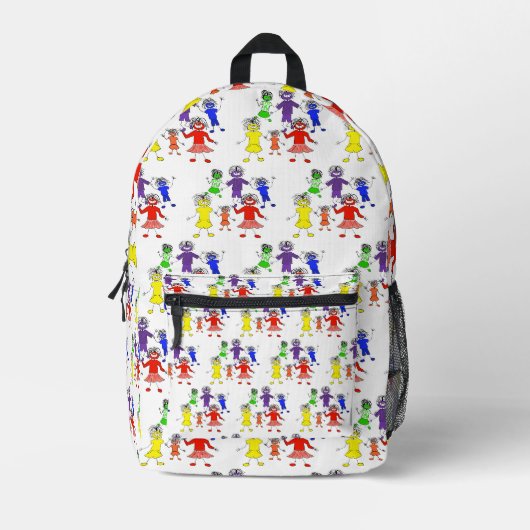 Whack-A-Do Bedruckter Rucksack (Vorderseite)