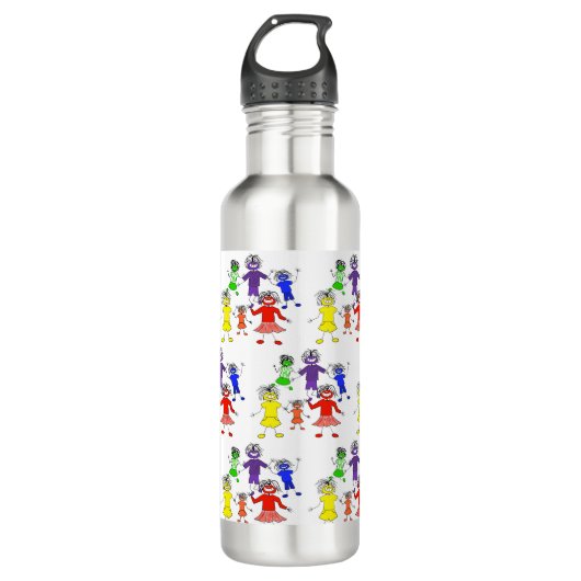 Whack-A-Do Edelstahlflasche (Vorderseite)