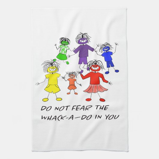 Whack-A-Do Geschirrtuch (Vertikal)