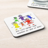 Whack-A-Do Getränkeuntersetzer (Linke Seite)