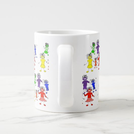 Whack-A-Do Jumbo-Tasse (Rückseite)