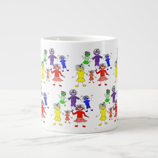 Whack-A-Do Jumbo-Tasse (Vorderseite)