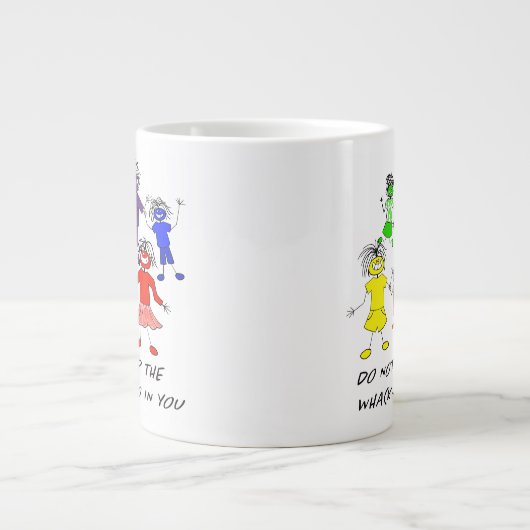 Whack-A-Do Jumbo-Tasse (Vorderseite)