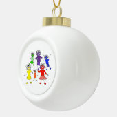 Whack-A-Do Keramik Kugel-Ornament (Rechts)