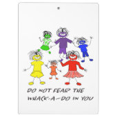 Whack-A-Do Klemmbrett (Rückseite)