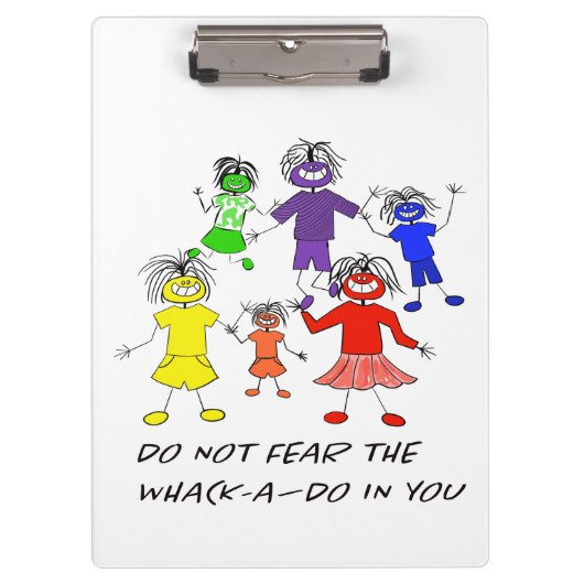 Whack-A-Do Klemmbrett (Vorderseite)
