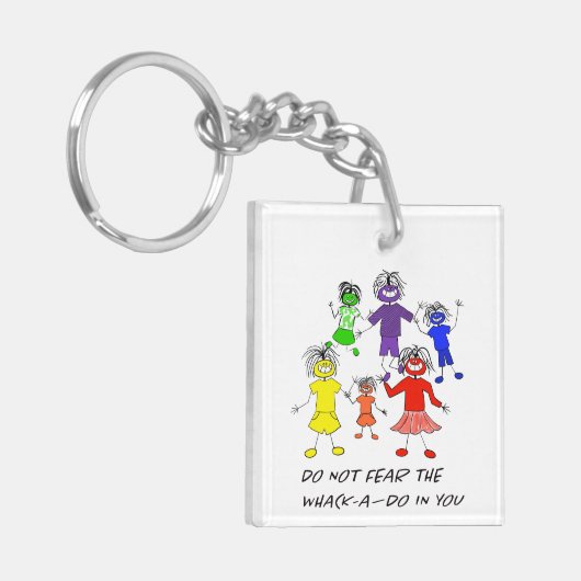 Whack-A-Do Schlüsselanhänger (Vorderseite links)