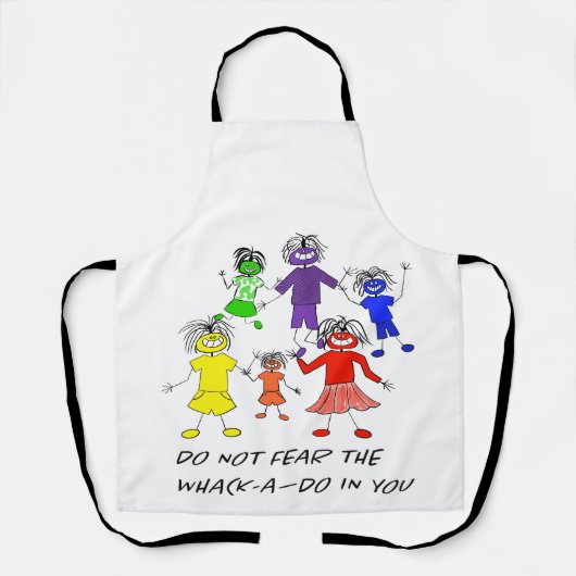 Whack-A-Do Schürze (Vorderseite)