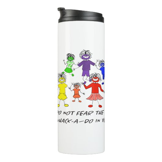 Whack-A-Do Thermosbecher (Nach rechts gedreht)