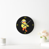 Whacky Bird Clock Runde Wanduhr (Zuhause)