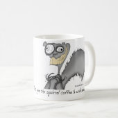Whacky Eichhörnchen-Tasse Kaffeetasse (VorderseiteRechts)