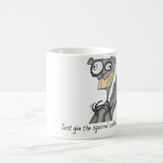 Whacky Eichhörnchen-Tasse Kaffeetasse (Mittel)