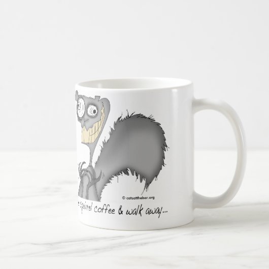 Whacky Eichhörnchen-Tasse Kaffeetasse (Rechts)