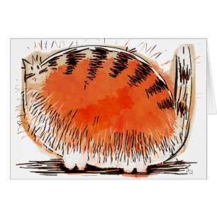 whacky orange Cartoonkatze